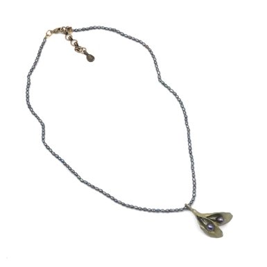 Hosta Pendant Necklace by Michael Michaud