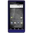 GTMax Dark Blue Durable Rubber Hard Snap On Crystal Cover Case for Verizon Motorola Droid A855 CDMA Cell Phone