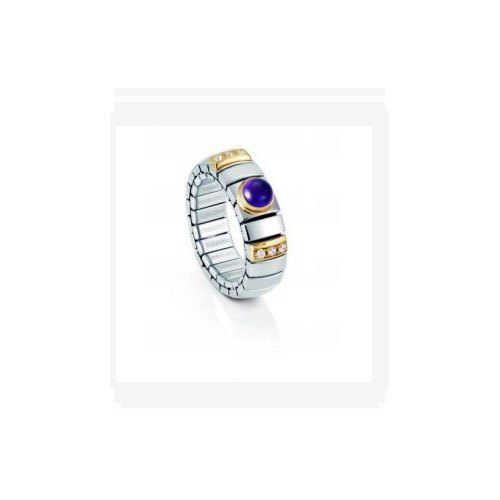 Nomination Damen-Ring N.Y. Klein Z. Halb Amethyst Ring gr&ouml;&szlig;e variabel 040452/002 Preisvergleich