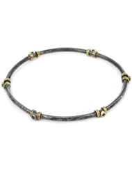 Stella Flame "Byzantia" 24K Wrap Blue Topaz Bangle Bracelet
