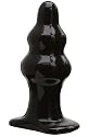 Tantus Severin Large Anal Plug, Black