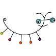 Caterpillar Rack, Clever French Novelty Design Clothes Rack