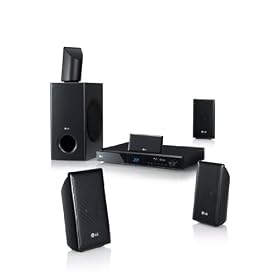 LG HB905SA  5.1 Blu-ray & DVD Home Cinema System  with 1080p Upscaling & DLNA including Ipod docking station