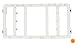 Leviton 47612-EBK Expansion Plastic Bracket, White