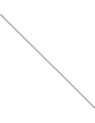 1.5 mm, Sterling Silver, Round Snake Chain - 16 inch
