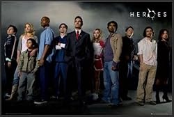 Heroes Tv Show Cast New 24x36 Poster Framed