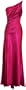 One Shoulder Satin Goddess Formal Gown Prom Dress