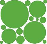 Lime Tree Green Polka Dot Peel & Stick Wall Stickers