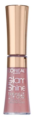 L'Oreal Glam Shine Natural Glow Lip Gloss - 400 Juicy Rose Glow