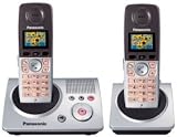Electronics : Panasonic KXTG8092 Twin Colour LCD DECT