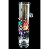 Wine Festival Design - Hand Painted - Bud Vase - 7.5 inches tall