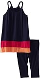 Little Ella Girls 2-6X Skylar Tunic Set, Navy, 5/6