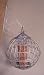 Caged Nut Feeder Pewter Round