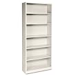 Metal Bookcase, 81-1/8 High, Five Adjustable, One Fixed Shelf, Putty (HONS82ABCL)