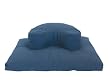 Zafu Crescent Zabuton Combination Yoga Meditation Support Cushions Buckwheat Fill