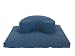 Zafu Crescent Zabuton Combination Yoga Meditation Support Cushions Buckwheat Fill