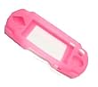 (4 in 1 Bundle) Sony PSP Slim Silicone Skin Cover for NEW Sony PSP Slim Only + Screen Protector for PSP Slim + Car Charger for Sony Playstation Sp Slim + Travel Charger for PSP Slim Game Console (Hot Pink)