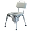 Graham Field Platinum Collection Deluxe Padded Commode Bath Seats With Arms