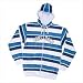 Lonsdale Block Stripe Hoodie White Stripe XXL