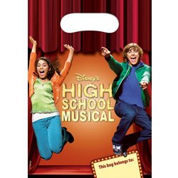 Childrens Toyshop  Third Party New : High School Musical 2 party bags, pack of 6