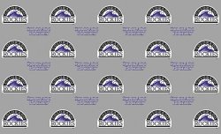 Buy Colorado Rockies MLB Gift Wrapping Paper by PSG