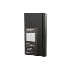 Moleskine 2012 12 Month Weekly Planner Horizontal Black Hard Cover Large (Moleskine Legendary Notebooks (Calendars))