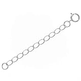 Sterling Silver Chain Necklace Extender With Clasp - 2 Inches (1)