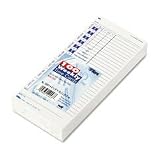 4 x 9 Weekly Time Clock Cards for Pyramid, 100/Polypack TOP12443