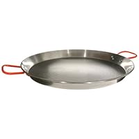Garcima 20-Inch Carbon Steel Paella Pan, 50cm