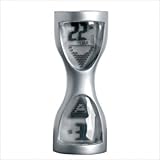 Polder Digital Hourglass Kitchen Timer, Silver