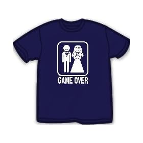 Funny T-Shirts - Game Over Mens T-Shirt