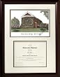 Hardin-Simmons University Scholar Scholar Mahogany Framed Lithograph w/Diploma Opening