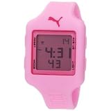PUMA Women's PU910792016 Slide Small Digital Pink Watch