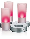 IMAGEO LED Rechargeable Candle Lights - Red