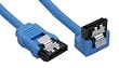 Serial ATA-Kabel - Serial ATA 150/300/600 - Serial ATA, 7-polig - Serial ATA, 7-polig - 30 cm - gerundet - Blau