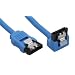 Serial ATA-Kabel - Serial ATA 150/300/600 - Serial ATA, 7-polig - Serial ATA, 7-polig - 50 cm - gerundet - Blau