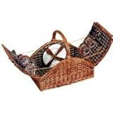 Whitney Design ML-2660 Willow Picnic Basket Service for 4