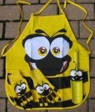 Busy Bee Childrens Starter Gardening Set - 3 Piece Set- Apron, Shovel, Gloves