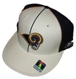 St Louis Rams Hat Cap Reebok Fitted White Blue 7 3/4