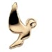 14K Yellow Gold Holy Spirit Pendant