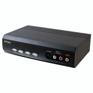 CABLESTOGO 28750 4 X 2 S-VIDEO/COMPOSITE/STEREO AUDIO SELECTOR SWITCH