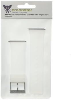 nanox - Apple iPod nano silicone strap (Clear strap / Silver buckle)