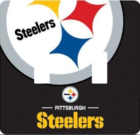 Pittsburgh Steelers Peel-N-Stick Light Switch (Double) Cover