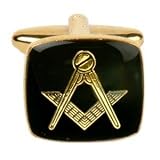 Black & Gold Masonic Cufflinks