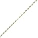 18Kt Gold over Sterling Silver Diamond Cut Twist Anklet 9-10in