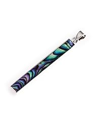 Rectangle Abalone Inlay Pendant