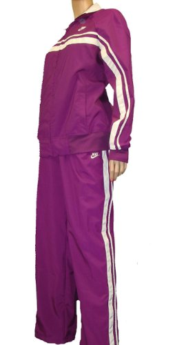 Nike women’s pants and jacket track suit plum size Large
