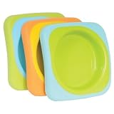 Beaba Soft Plate Set - Stackable with Slip Resistant Base