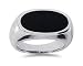 0.00 ctw Men's Diamond Ring in 14K White Gold