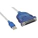 Adapter Parallel-Port 25-Pol-Sub-D Buchse auf USB-Typ-A Stecker